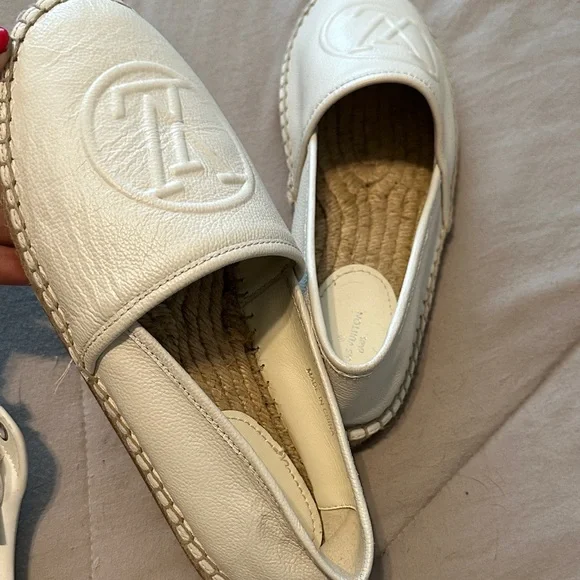 Louis Vuitton Cream Leather Espadrilles - Picture 4 of 7